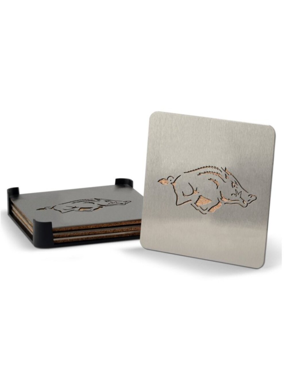 Arkansas Razorbacks Laser Cut Logo Coasters
